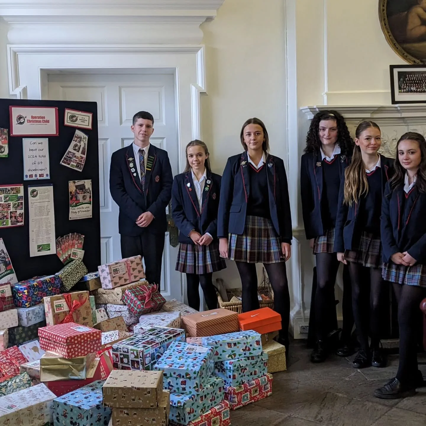 114 boxes! That's the incredible final count for our Operation Christmas Child collection this year. 

Our students, families and staff poured so much love and generosity into filling these shoe boxes. Each one is headed to a child around the world, 