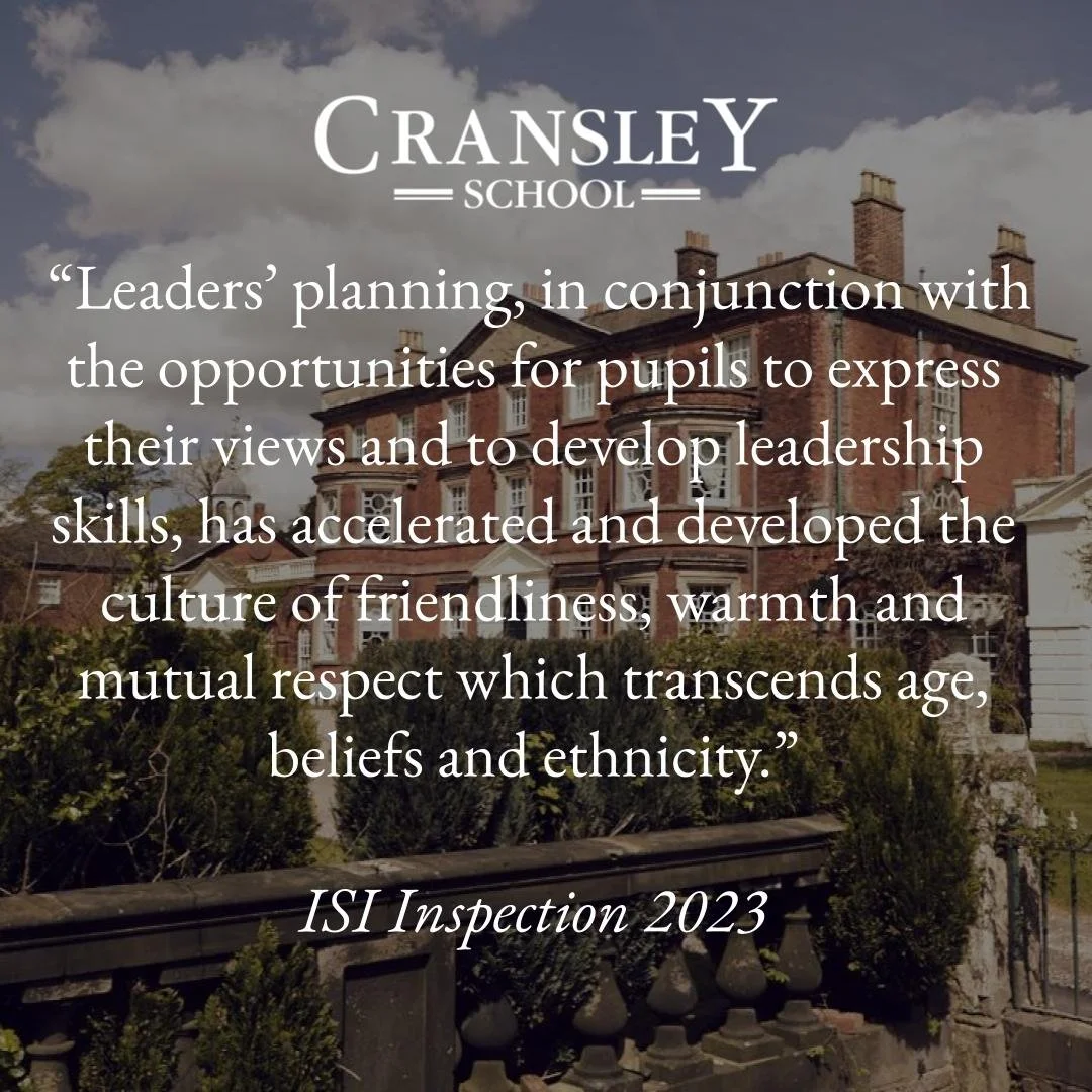 Ready to join the Cransley family? 🏤 Your journey to an exceptional education starts here!

We've made the admissions process as seamless and welcoming as possible, ensuring a smooth transition for your child from their initial enquiry to their firs