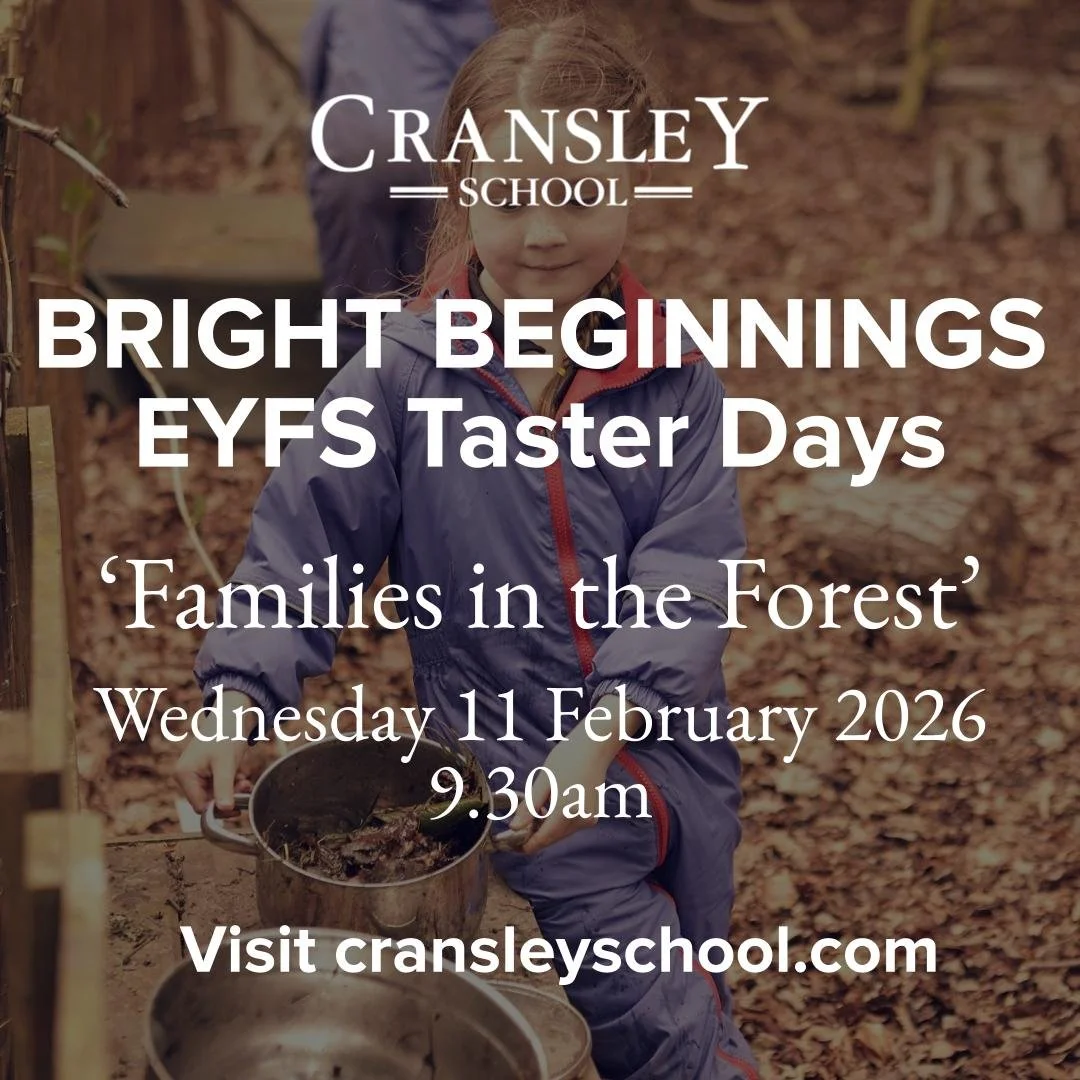 Deep in the woods, big adventures are waiting... join us on Wednesday 11th February🌿✨

Calling all EYFS parents! We are heading deep into the trees for families in the forest! will you discover a hidden den, spot for a forest friend, or create a mas
