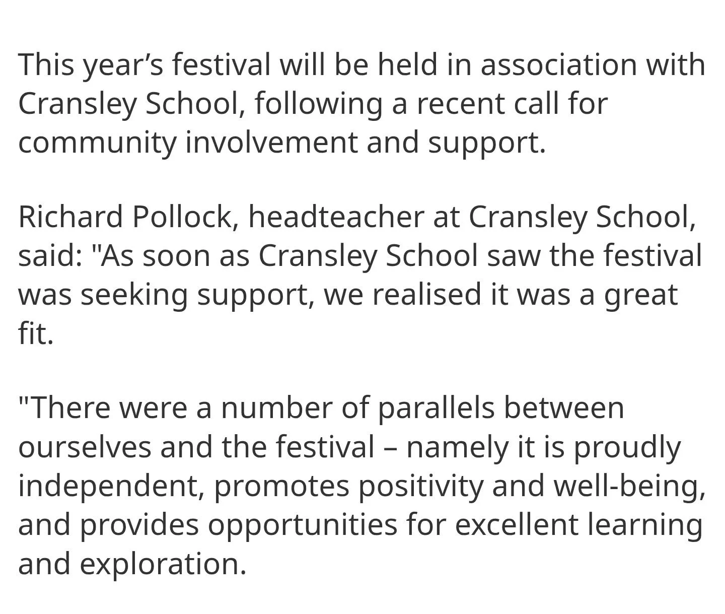 Go check out @stockton_heath_festival, we are looking forward in sponsoring the festival and can't wait to see what the weekend brings🎉

Follow the link below to the newspaper article 

https://www.warringtonguardian.co.uk/news/25799913.partnership-