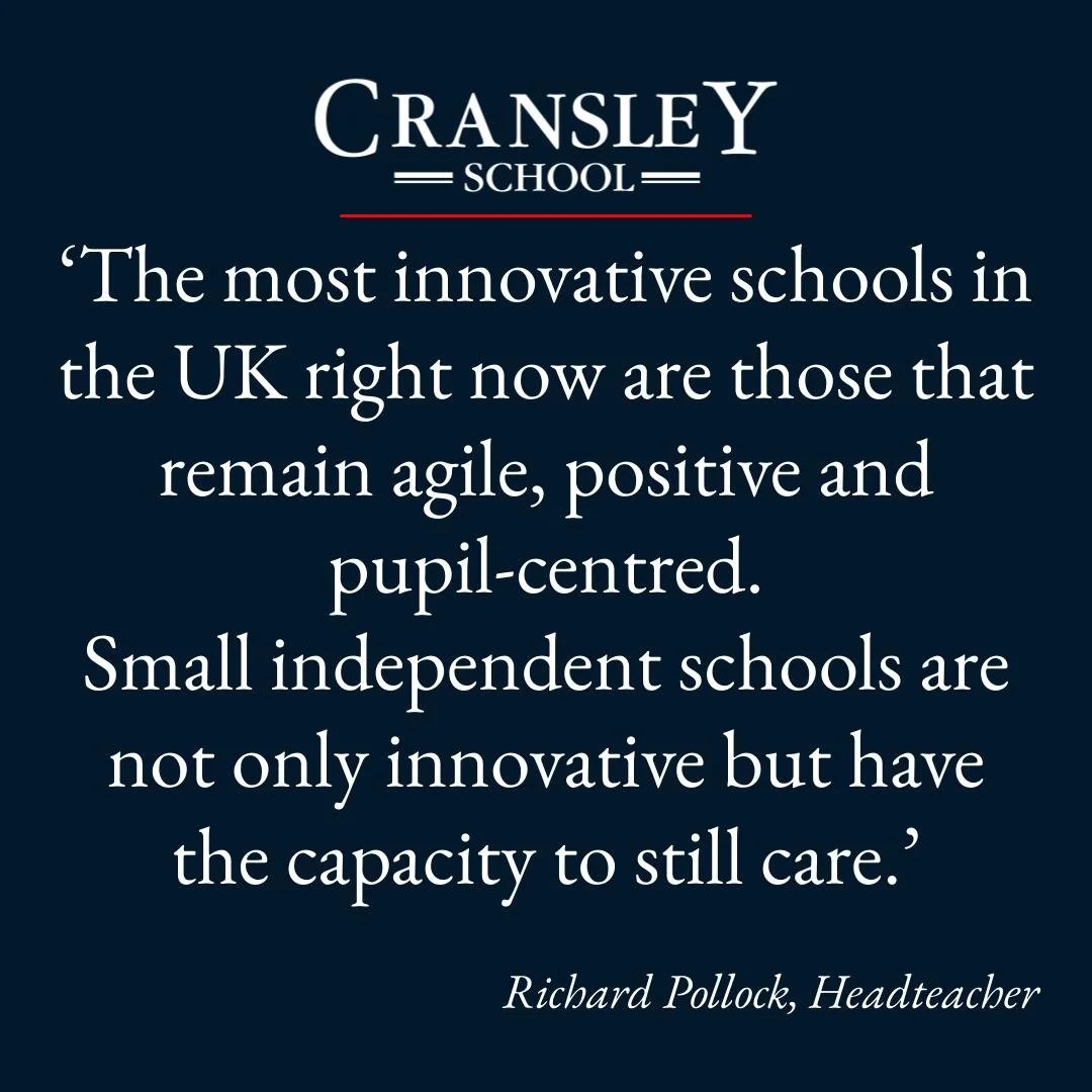 At Cransley, we believe that education is built on relationships, not transactions. In light of recent news in the local independent sector, we are opening our doors&mdash;not for examinations, but for dialogue.

Our Headteacher&rsquo;s latest journa
