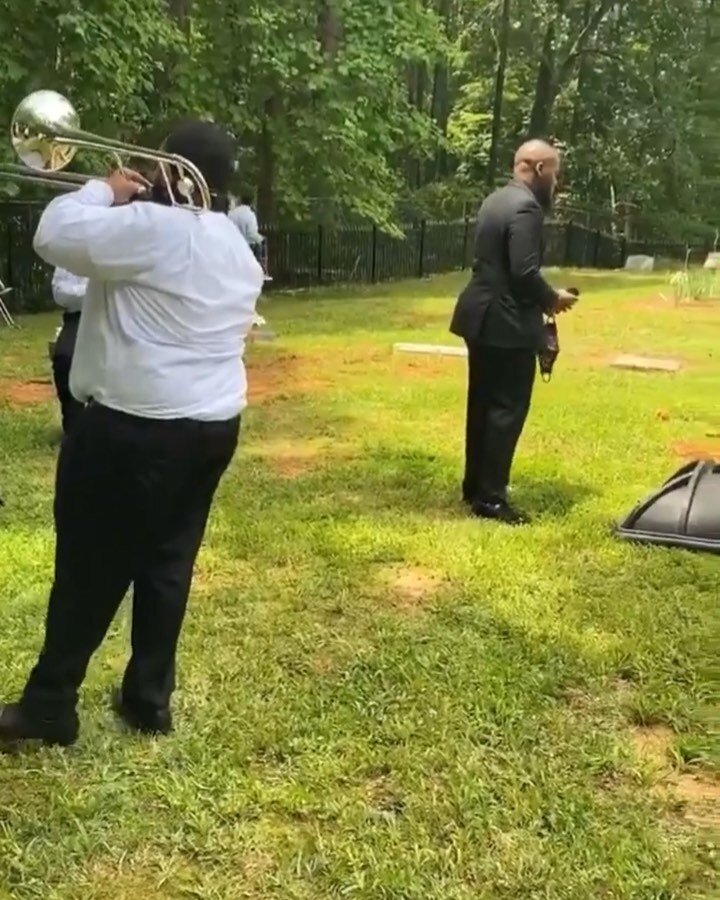 People ask me what I’m listening to in 2020 and I’m like, check out this funeral band. watched about 30 times yesterday and it’s still messing me up real good. 😫United House of Prayer Band from Charlotte, NC 💖 p.s. obvs not endors