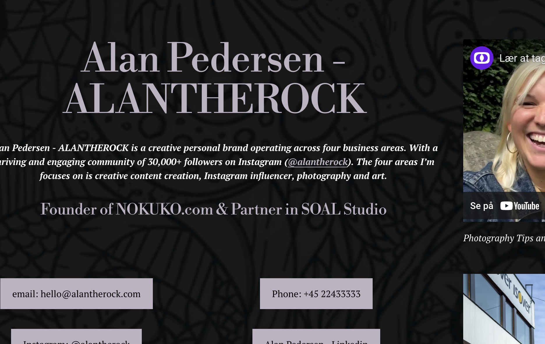Welcome to the New ALANTHEROCK.com