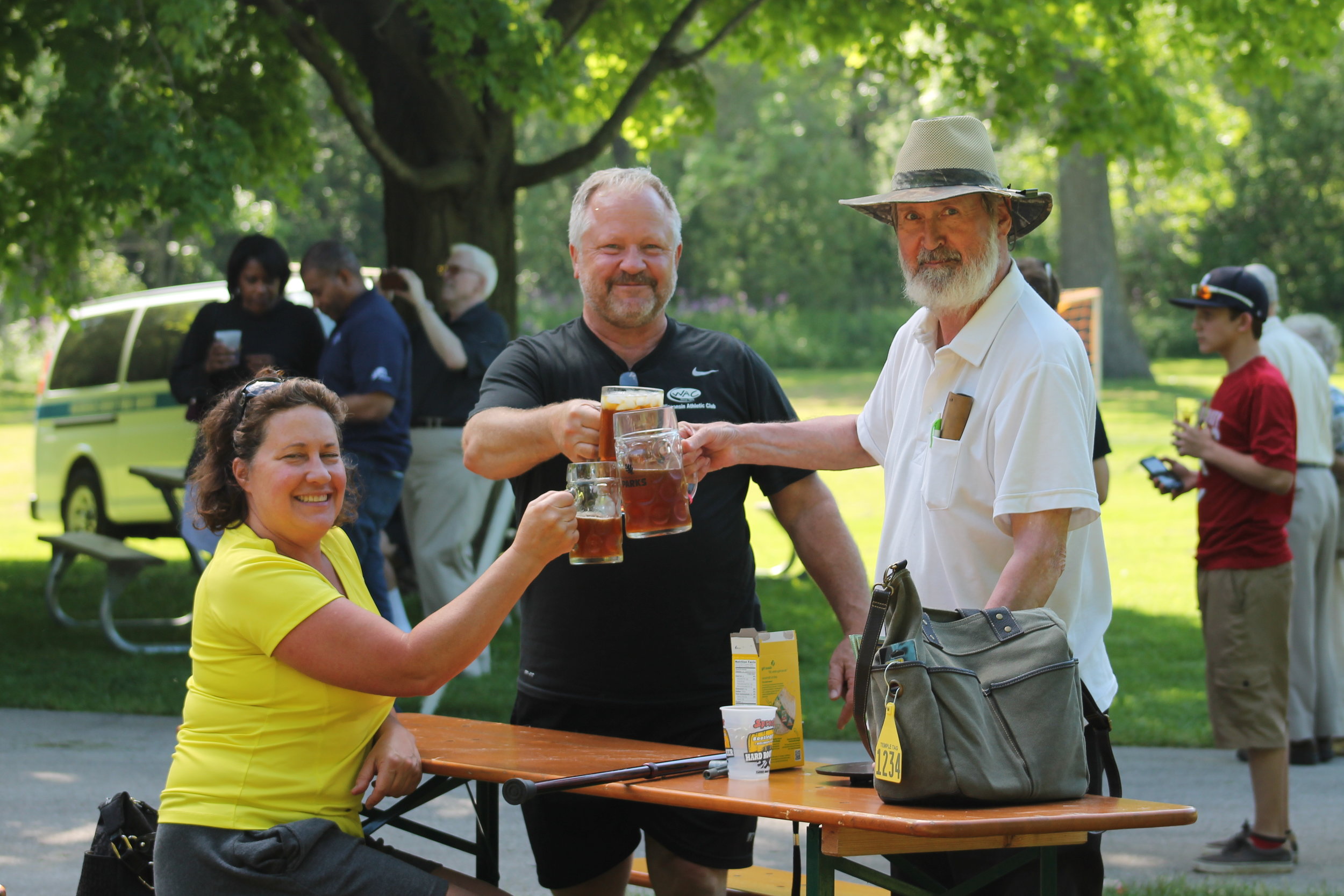 Traveling Beer Garden cheers.JPG