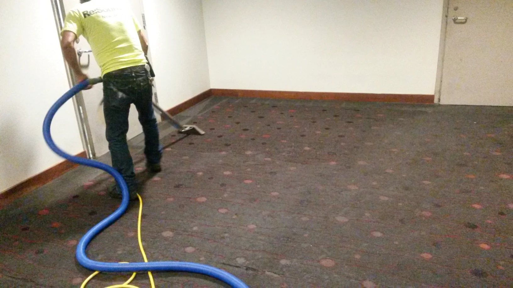 Restoration of improperly maintained carpet