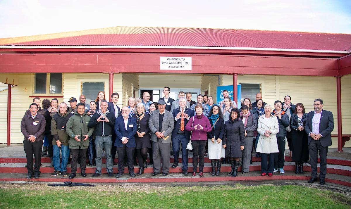 Moana Project partners – MetService’s oceanographic division MetOcean Solutions with 14 partner organisations: including Whakatōhea Māori Trust Board, all of NZ’s Oceanographic institutions, with technology partner Zebra-Tech and funders Ministry of Business, Innovation and Employment. Photo by Simone Magner.