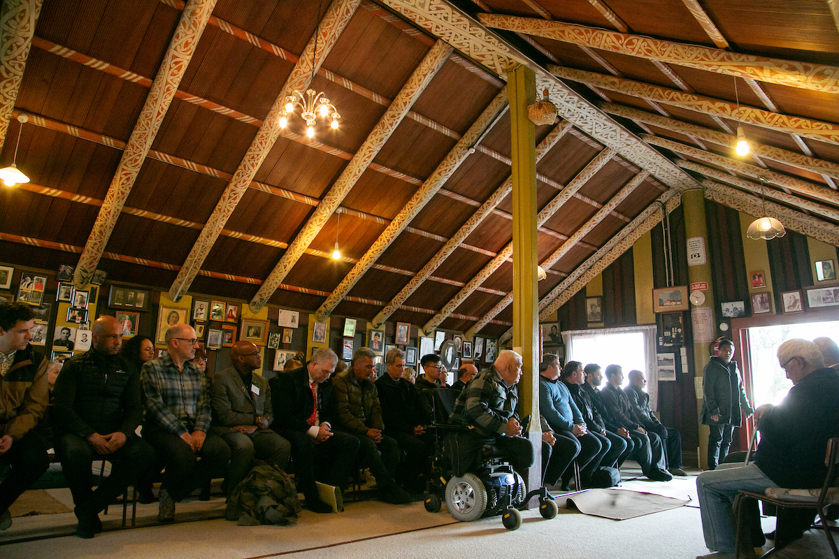 Pōhiri to launch the Moana Project - Omarumutu Marae, Ōpōtiki - 30 July. Photo by Simone Magner.