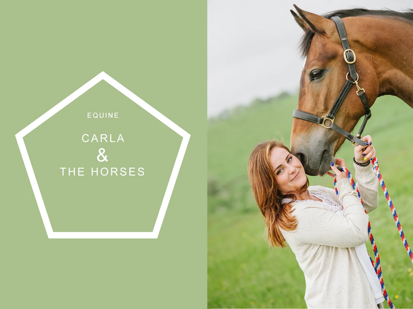 Carla and the horses