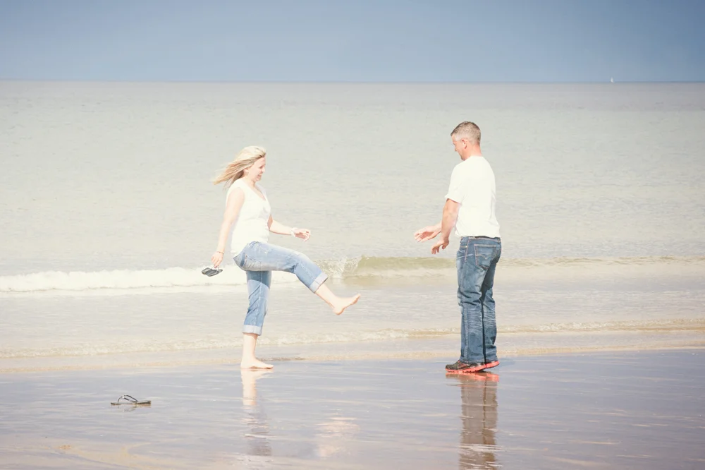 Banff Beach: Duncan & Dawn
