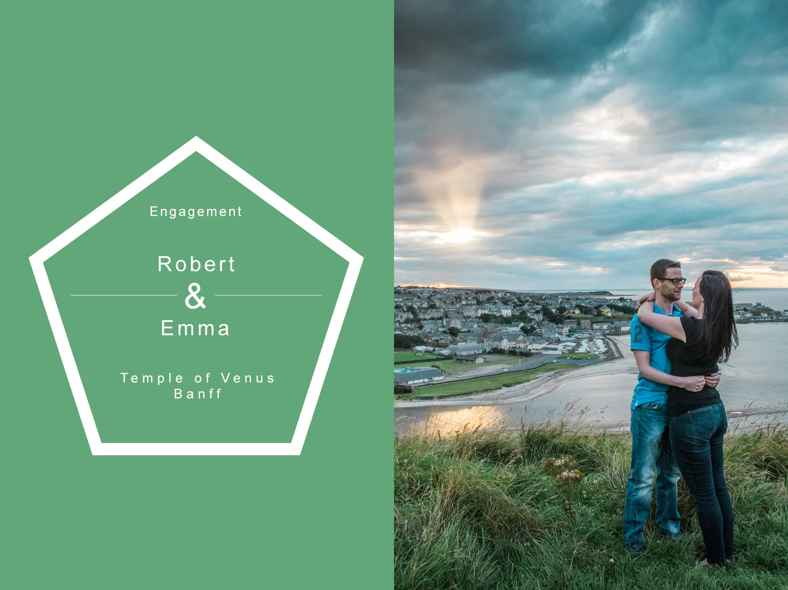 A Banff Sunset: Robert & Emma