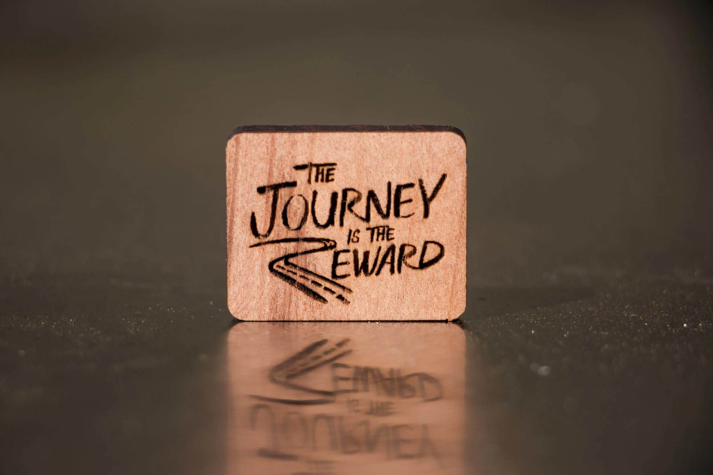 Journey is the Reward, Etch in Redwood