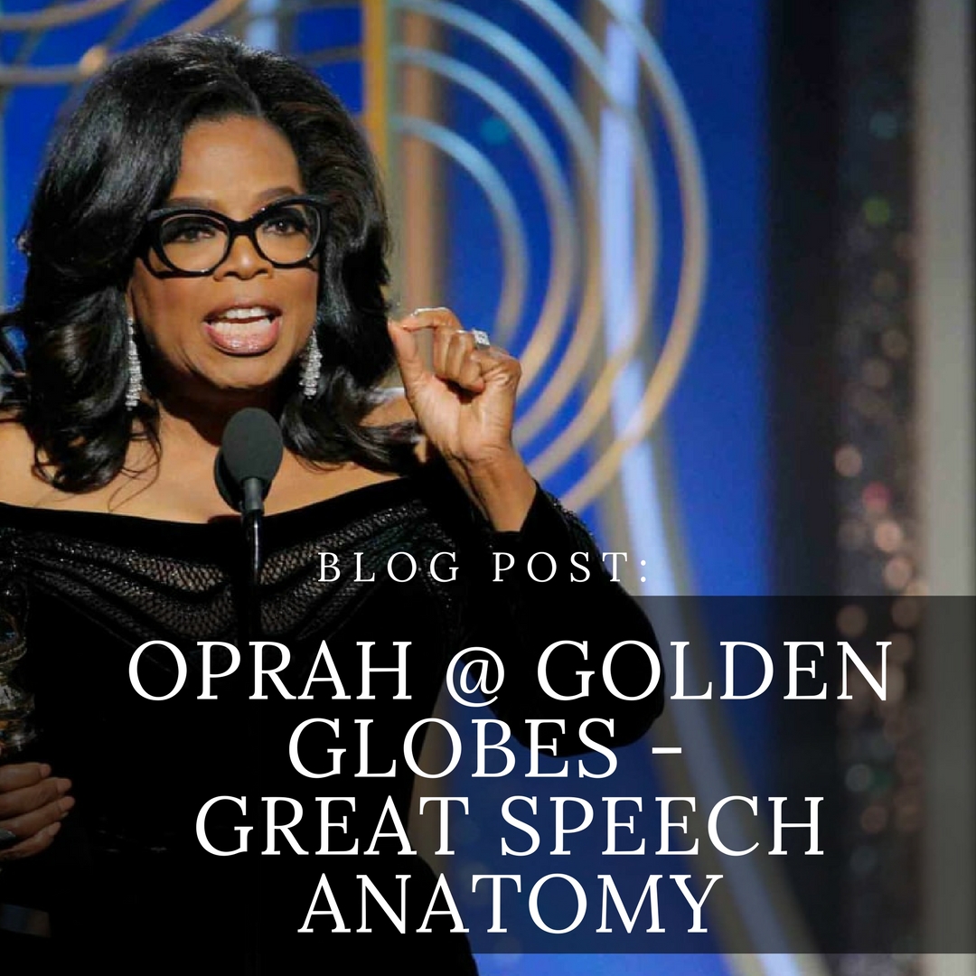 Blog: Oprah at Golden Globe - Anatomy of Great Speech