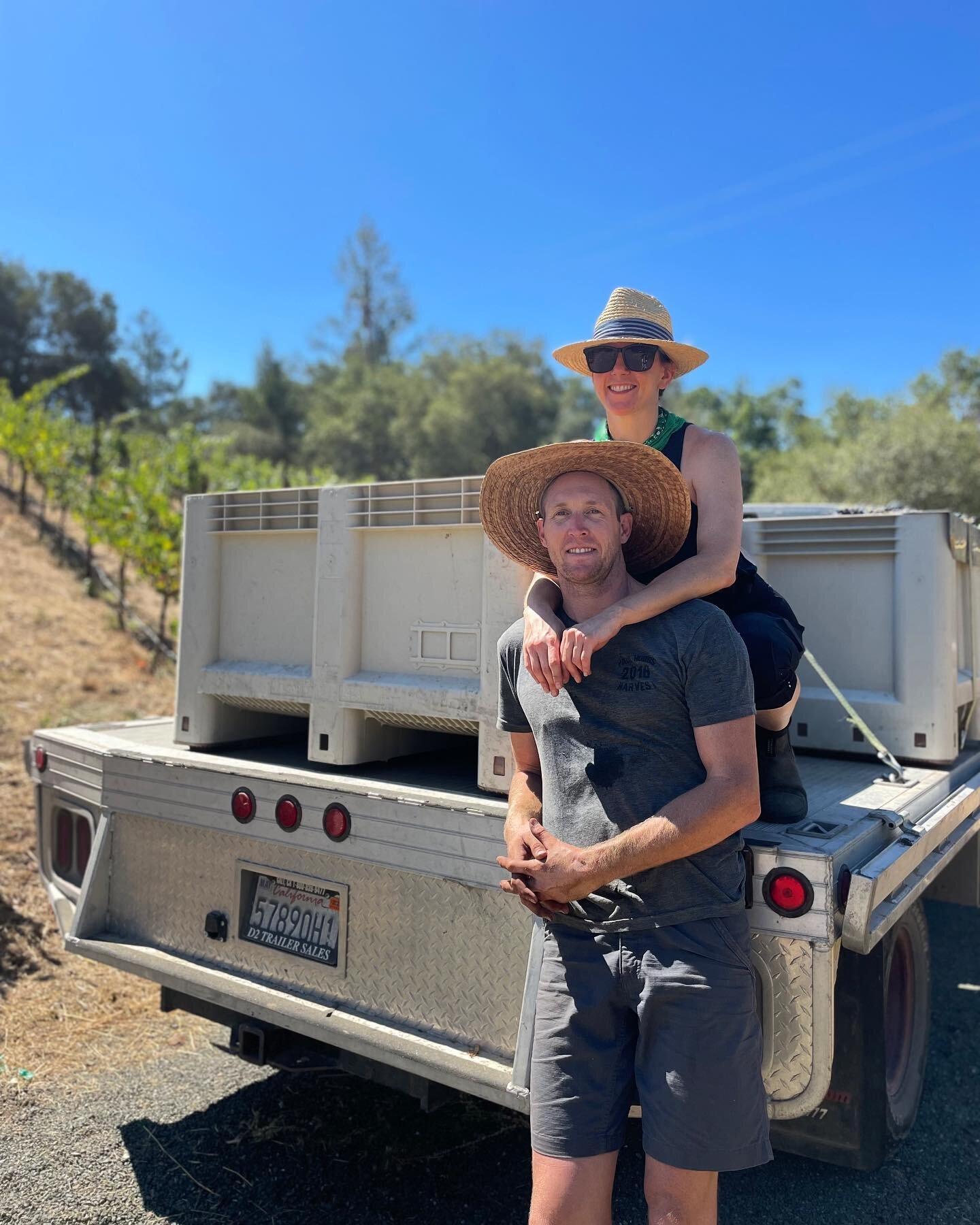 First day processing Cab Franc for 2022 wasn&rsquo;t the latest night, but it was a long day. Thank you @sarah.h.bray for understanding when I have to push dinner back or cancel it altogether. You are a wonderful harvest assistant, always down to hel