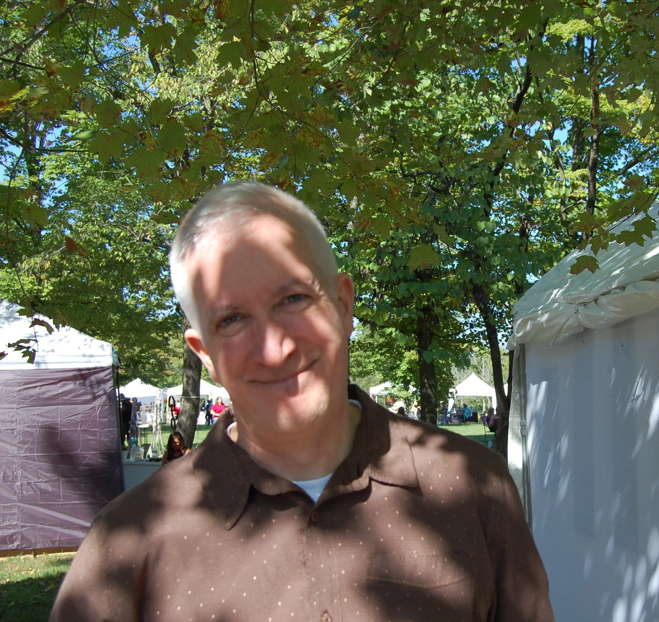 Steven at the 2018 Pyramid Hill Art Show