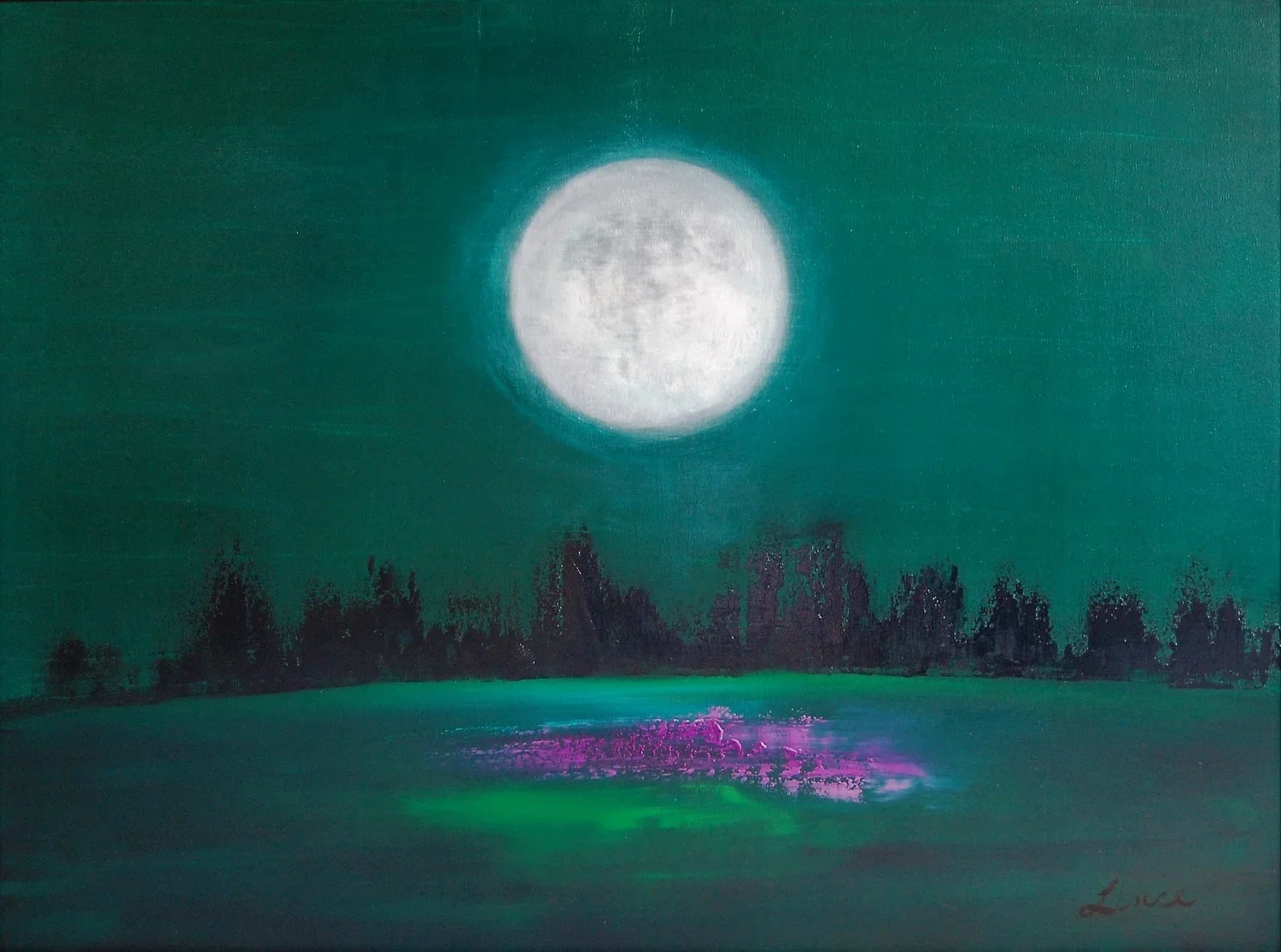 “Moonlit Clearing”