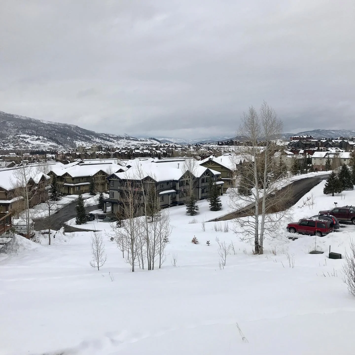 #skitown is looking good from this angle. Got #freshair in abundance up here.