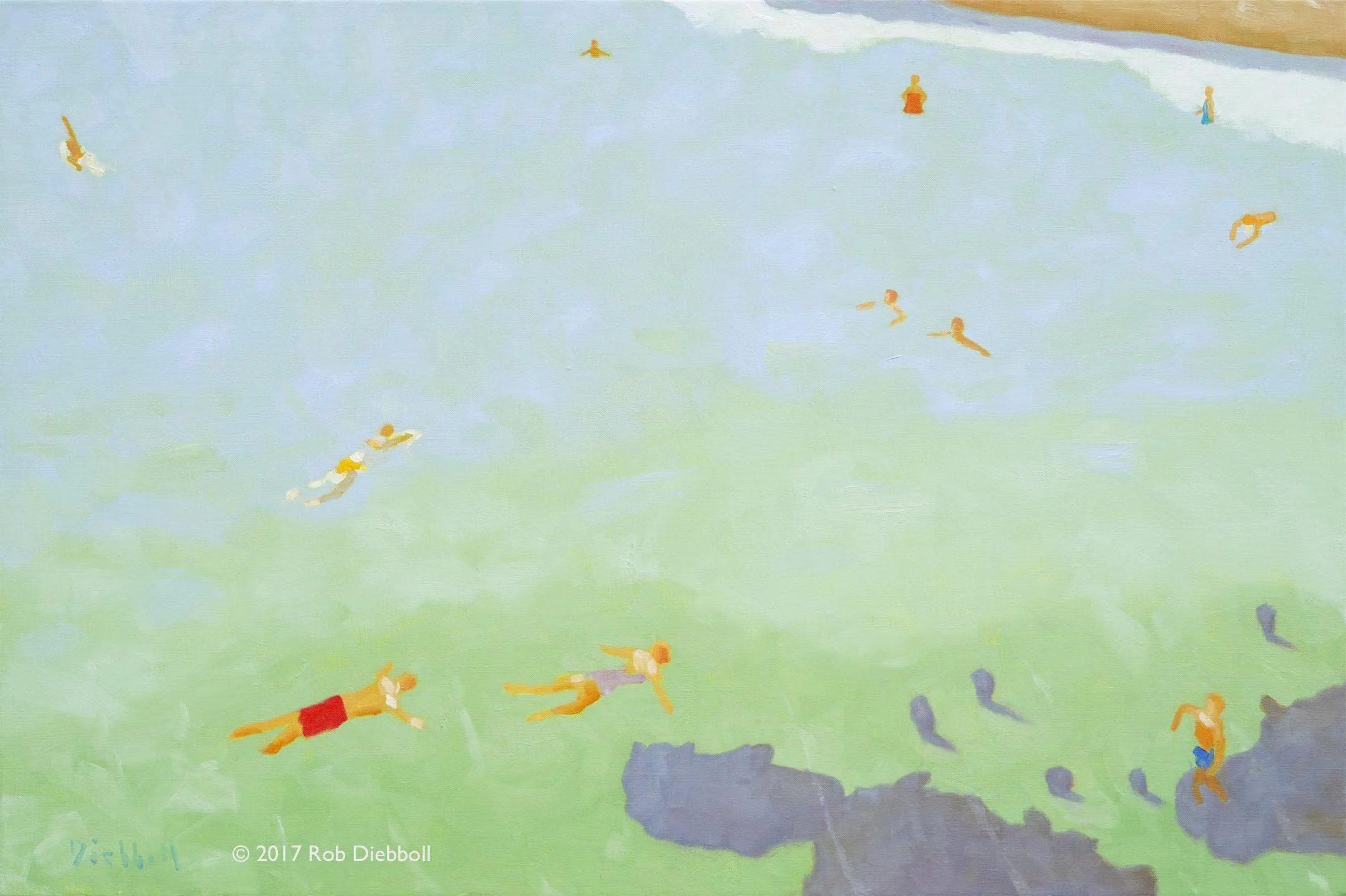 floating out there ・ 24 x 36