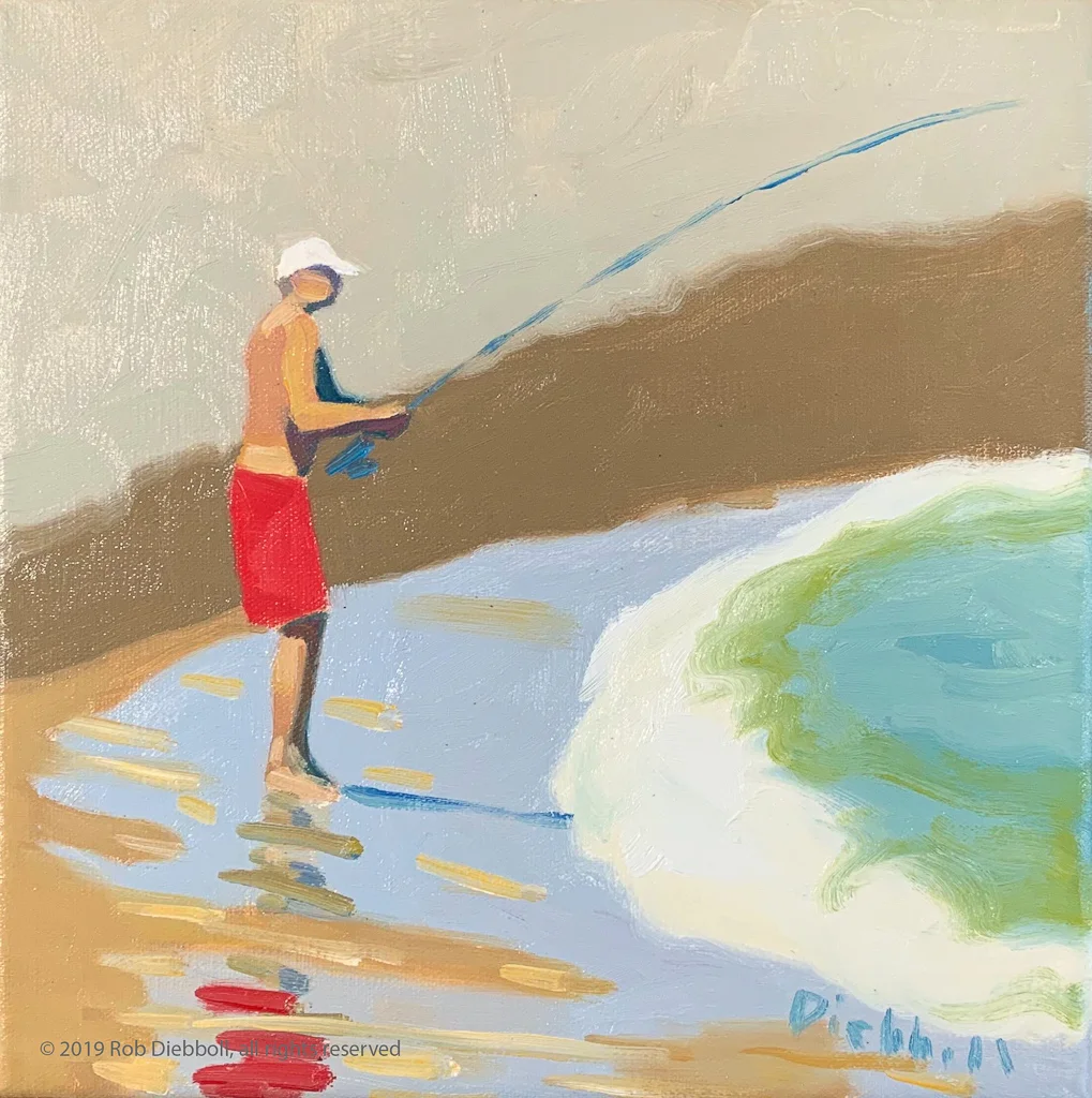 fishing ・ 8 x 8