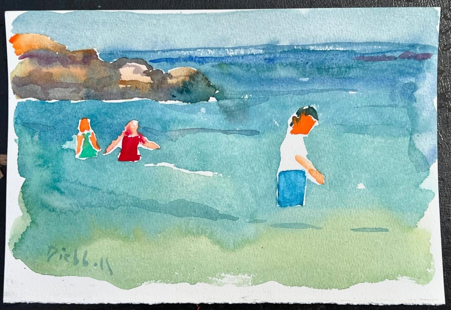 A good day for water.
#Watercolor