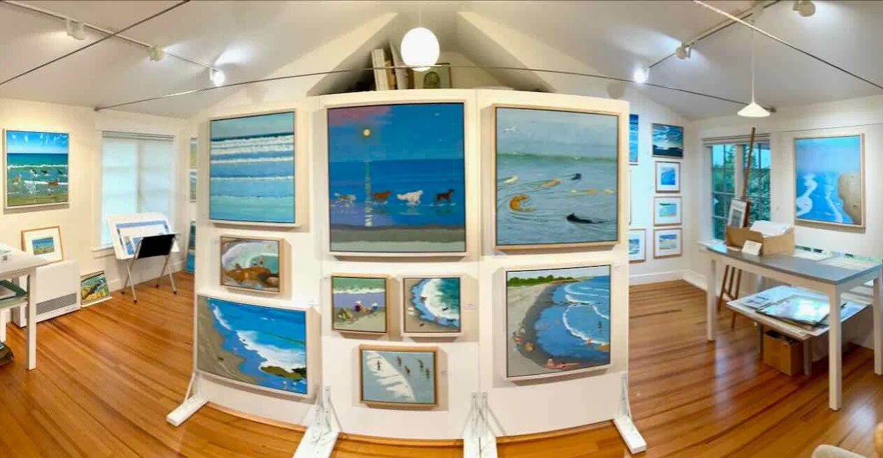 Good Sunday morning! The big Nor'easter is not hitting here until late afternoon and there's a lot of energy in the air now! Loving it. Hope to see you today:
Cape Ann Artisans OPEN STUDIOS continuing this weekend: Sat & Sun, Oct 11-12, 10am-5pm