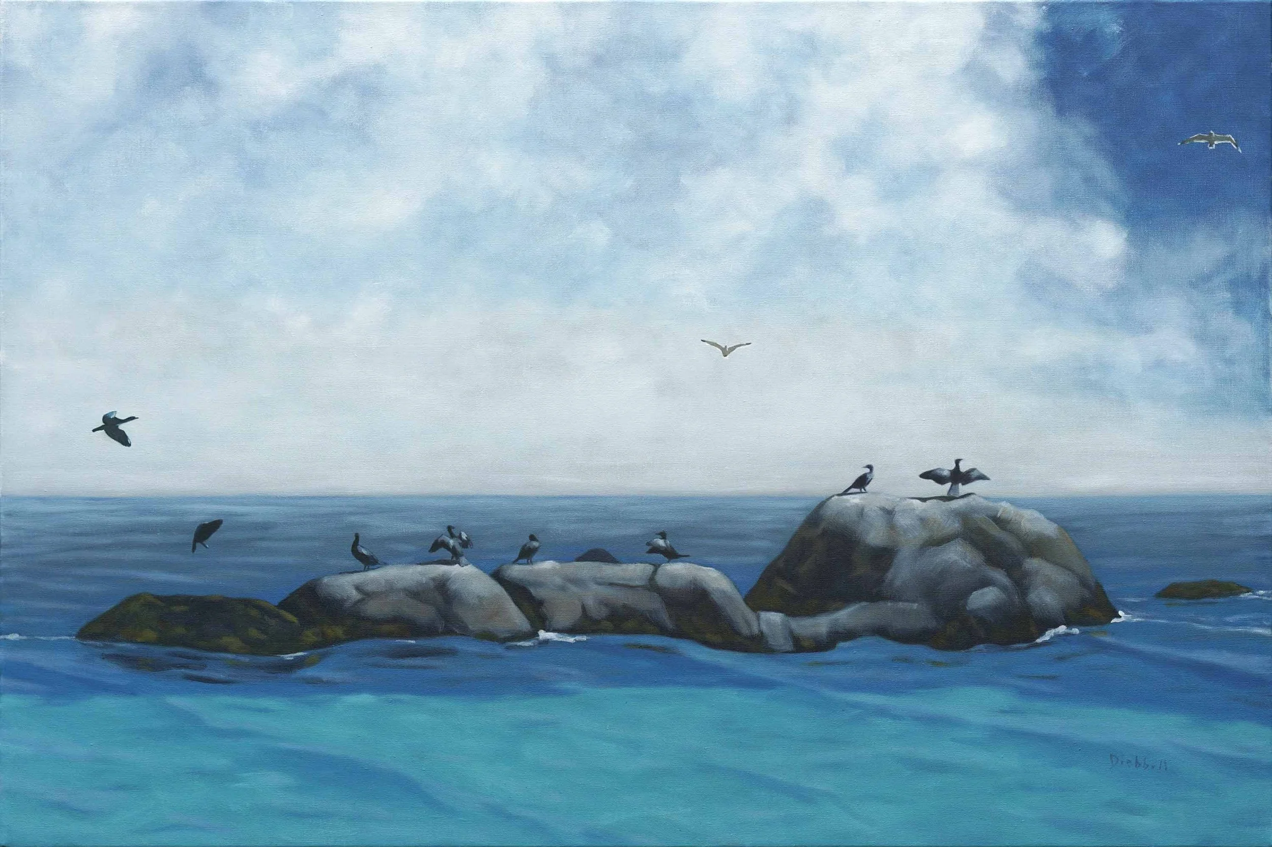 Cormorants・30 x 45