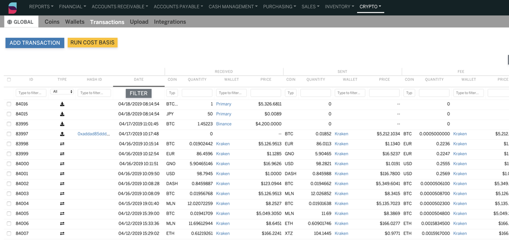 Crypto Accounting Software Softledger Accounting Software And Api