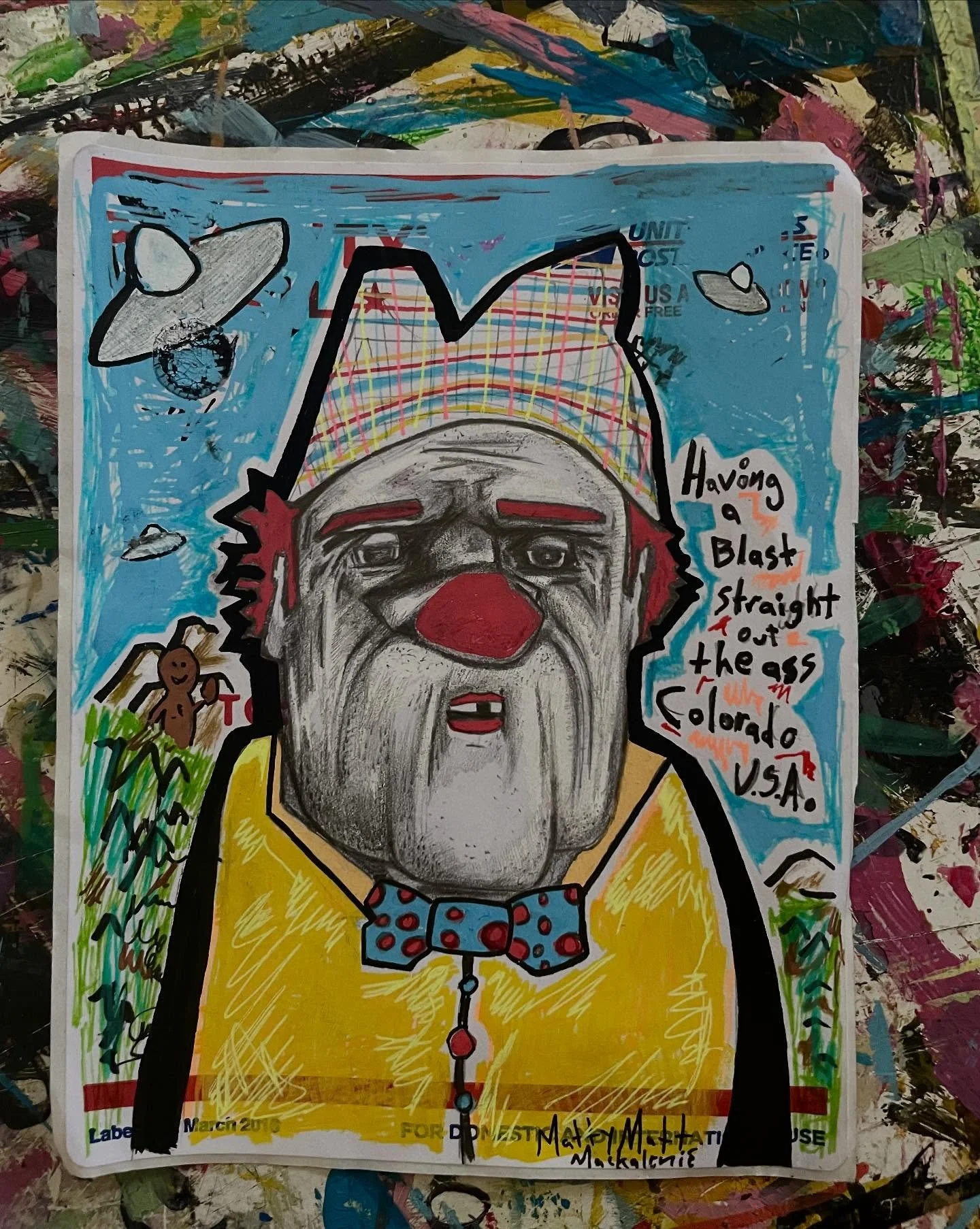 Included in this post is a bunch of stuff I made this past week.
Plus one art from the week before.
With a special appearance from an old piece in an unfinished piece with a new piece.
Also included in this post is a limited edition picture of a goat