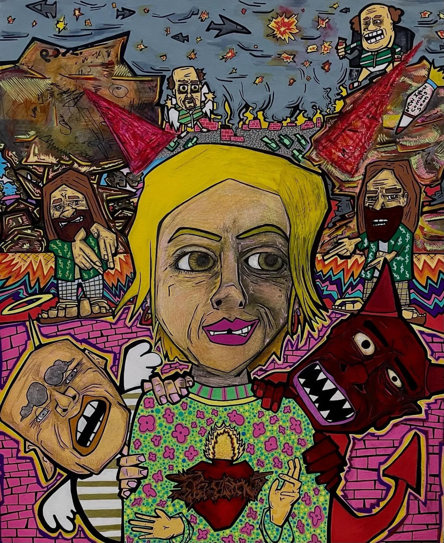 Hey nerds

Make sure you&rsquo;re all doing your due diligence and checking out @incorrigiblecreatives over at @hamptonandco.irv 

Also fun fact.
Check out my piece &ldquo;Love,Lust, and Jesus Christ&rdquo; over there at the @hellopatinagallery this 