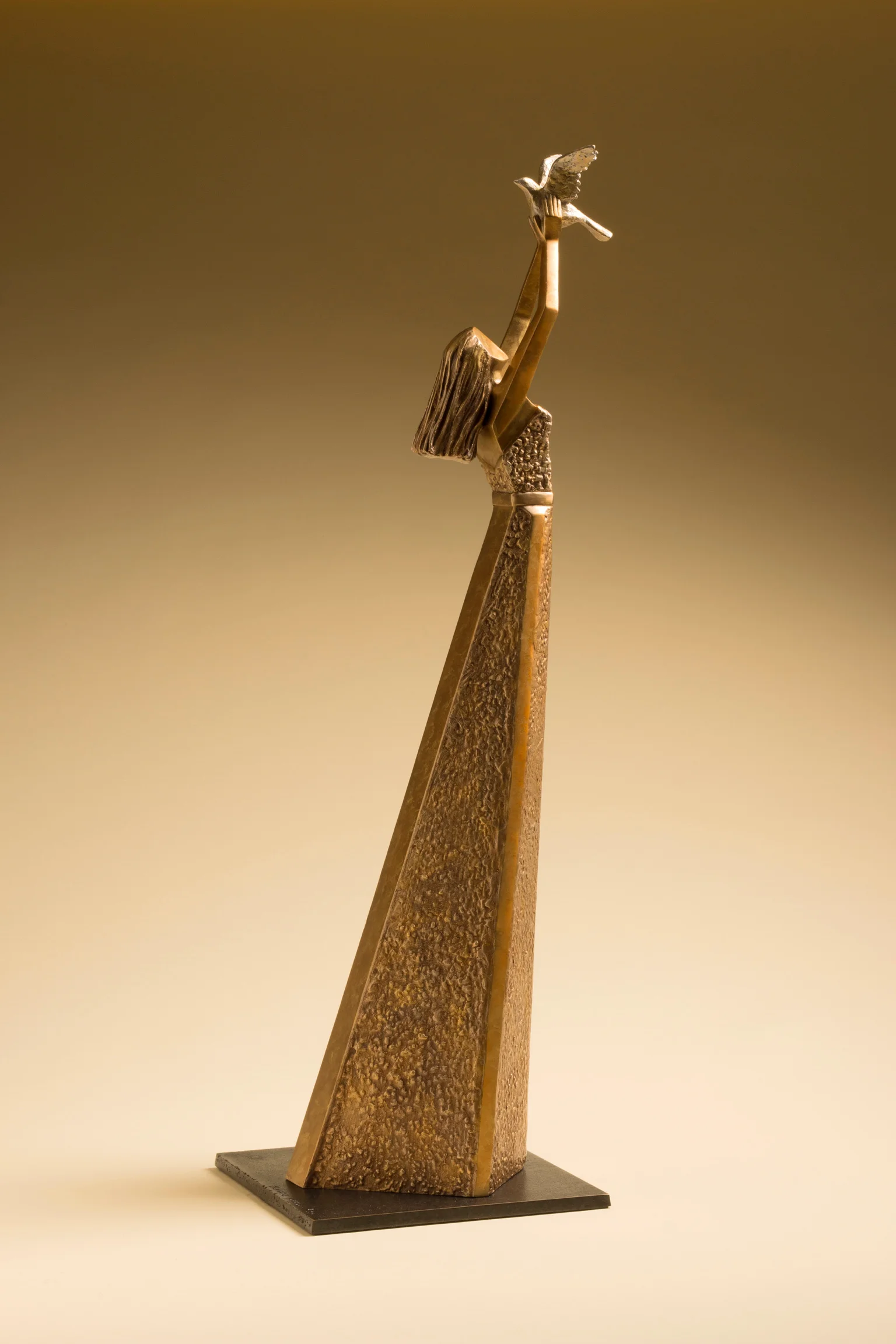 Letting Go 30" H x 9" W x 9" D Bronze edition of 25