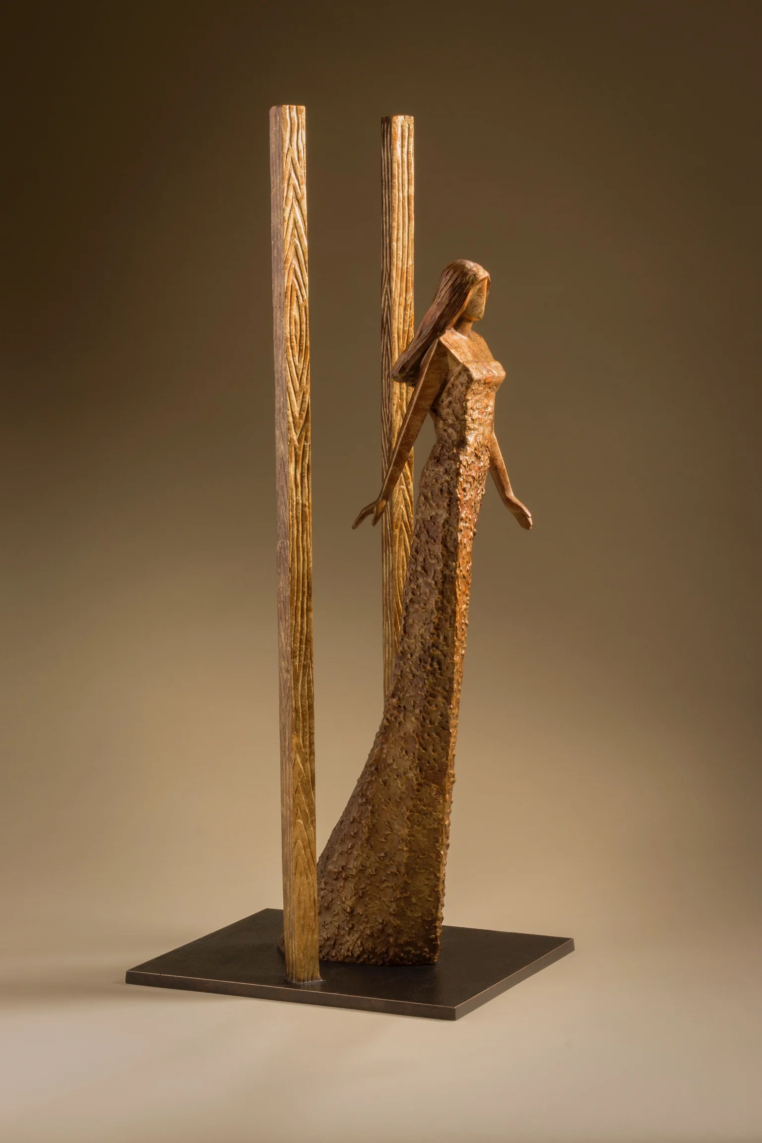 Passage 23.5" H x 10" W x 8" D Bronze edition of 25