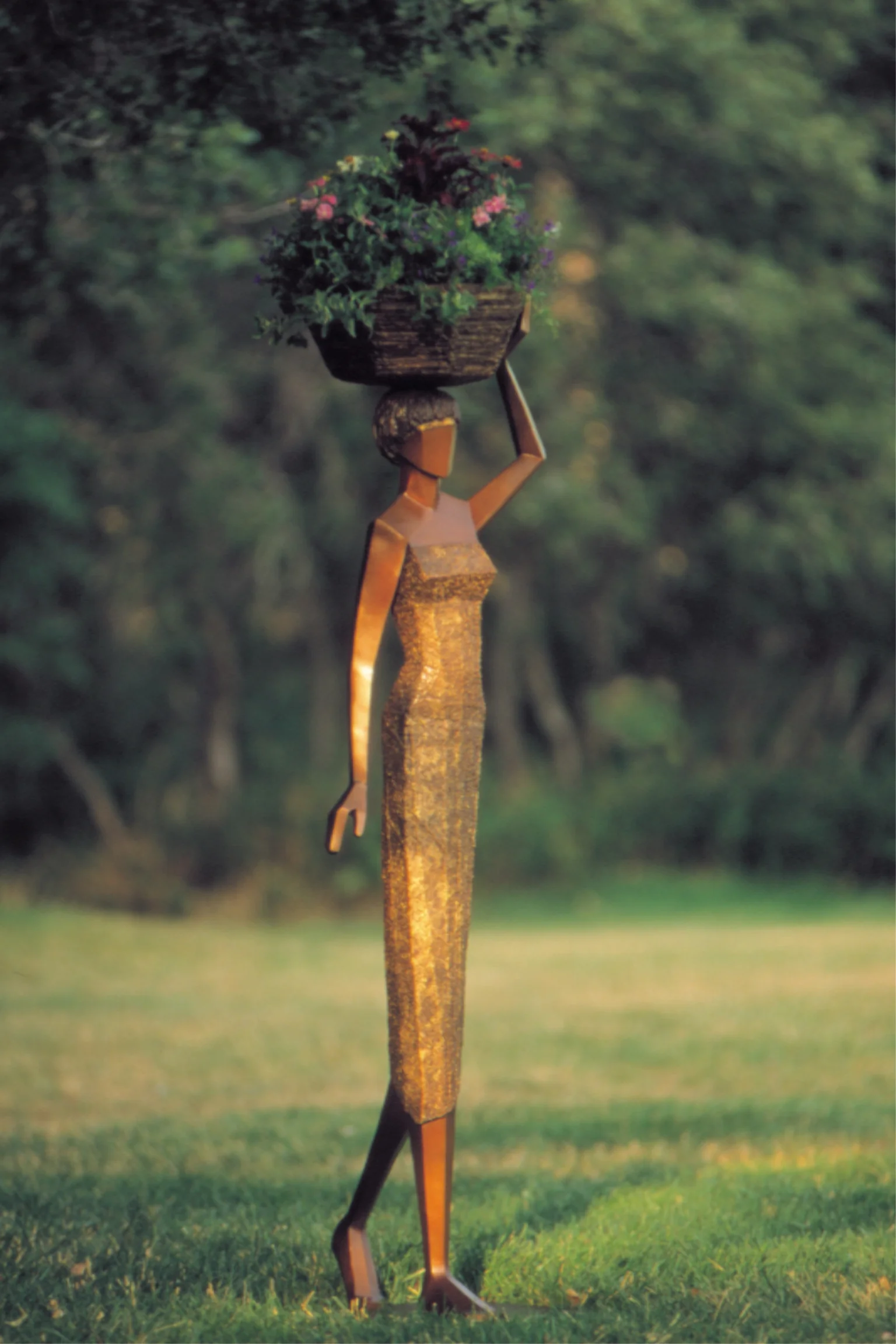 A Matter of Balance 68" H x 20" W x 24" D Bronze edition of 25