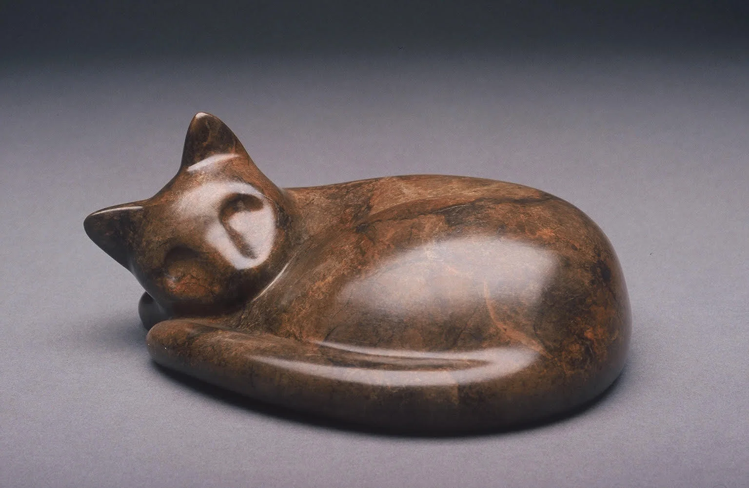 Cat Napping 4”H x 7” D x 6”W Bronze edition of 50 Sold Out