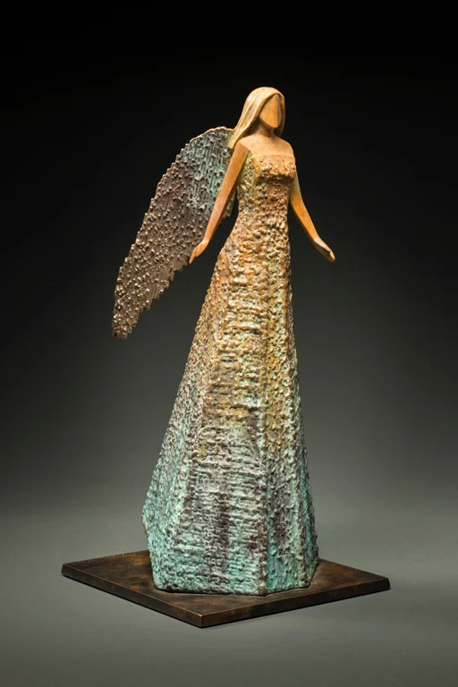 On My Way Bronze Edition of 25 18”H x 9”D x 8”W