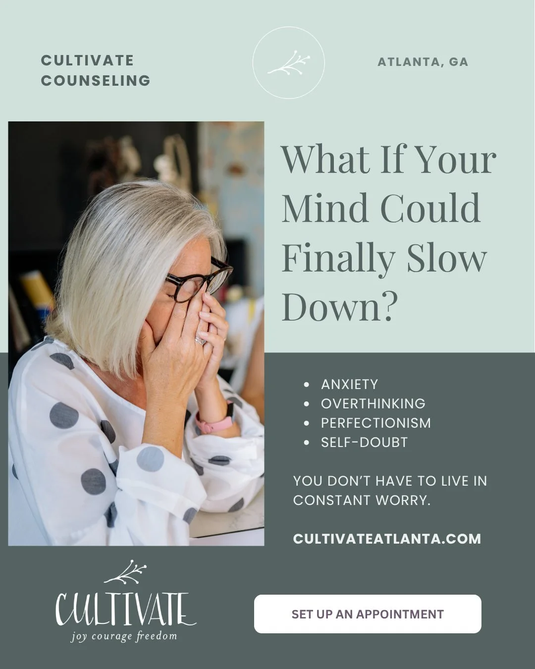 Anxiety. Racing Thoughts. Mounting Responsibilities. Pressure. These are the things that keep many of us up at night stealing our sleep, our concentration, and even our joy. Feeling anxious is normal, but when we live in the grip of anxiety for too l