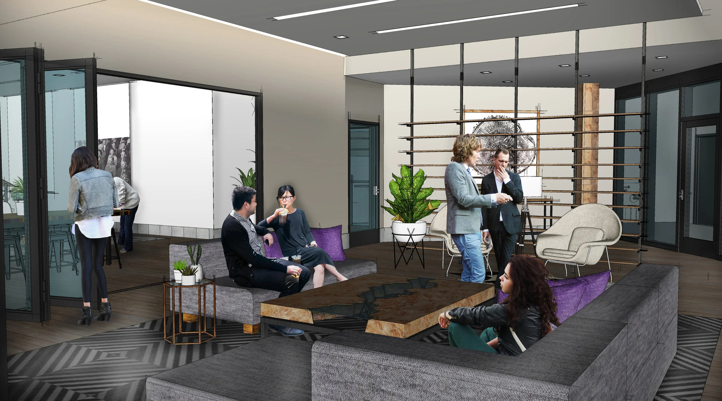 Community Lounge & Living Room