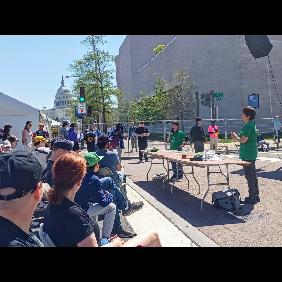 In addition to the activities at our #SakuraMatsuri2024 booth, we also had a special Onigiri Bento demonstration and #EdamameChamp Chopsticks Challenge on stage! 🍱🍙

Spectators learned how to make a cute healthy bento with panda inari sushi, heart 