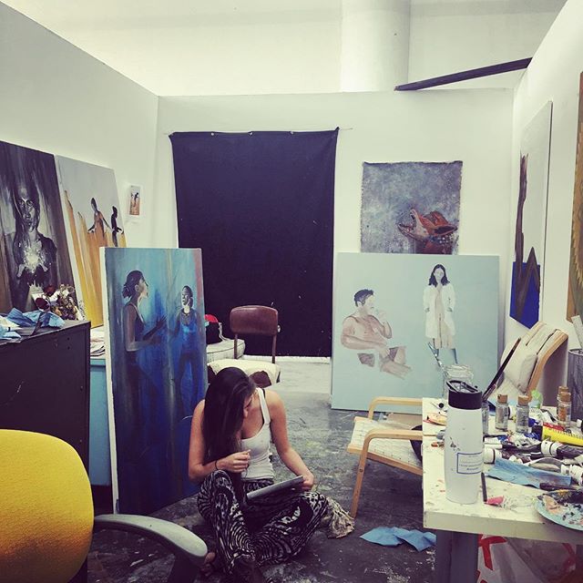 Studio life #artist #painting #art #studiotime