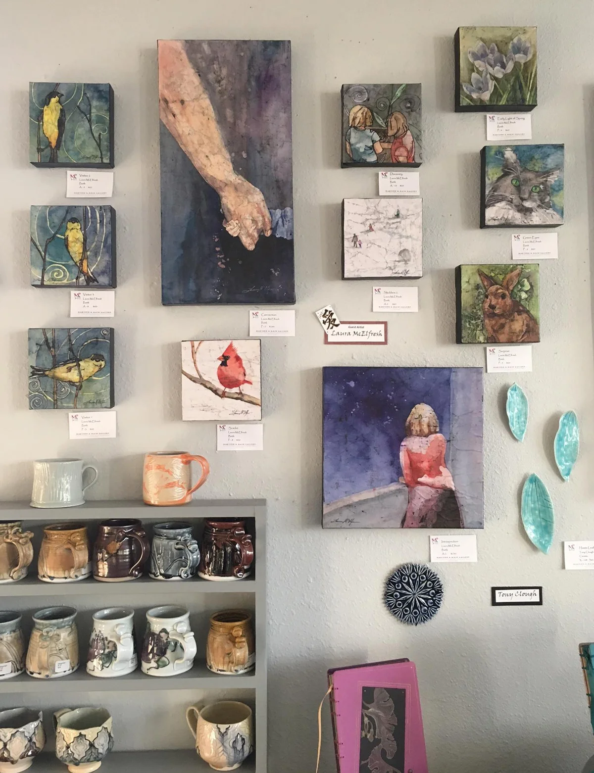 Laura McElfresh Demonstrates Watercolor Batik