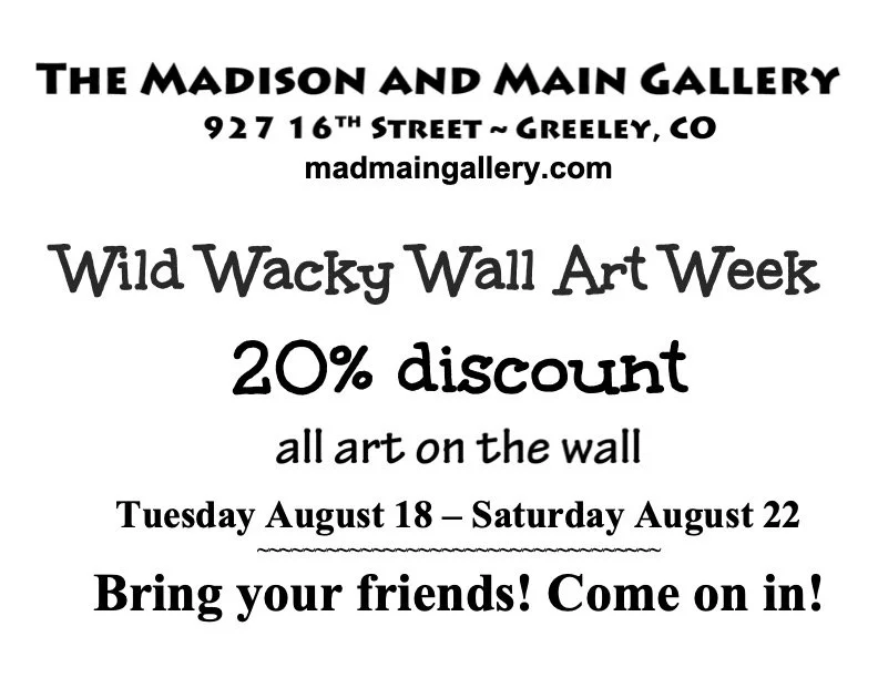 Wild Wacky Wall Art Week