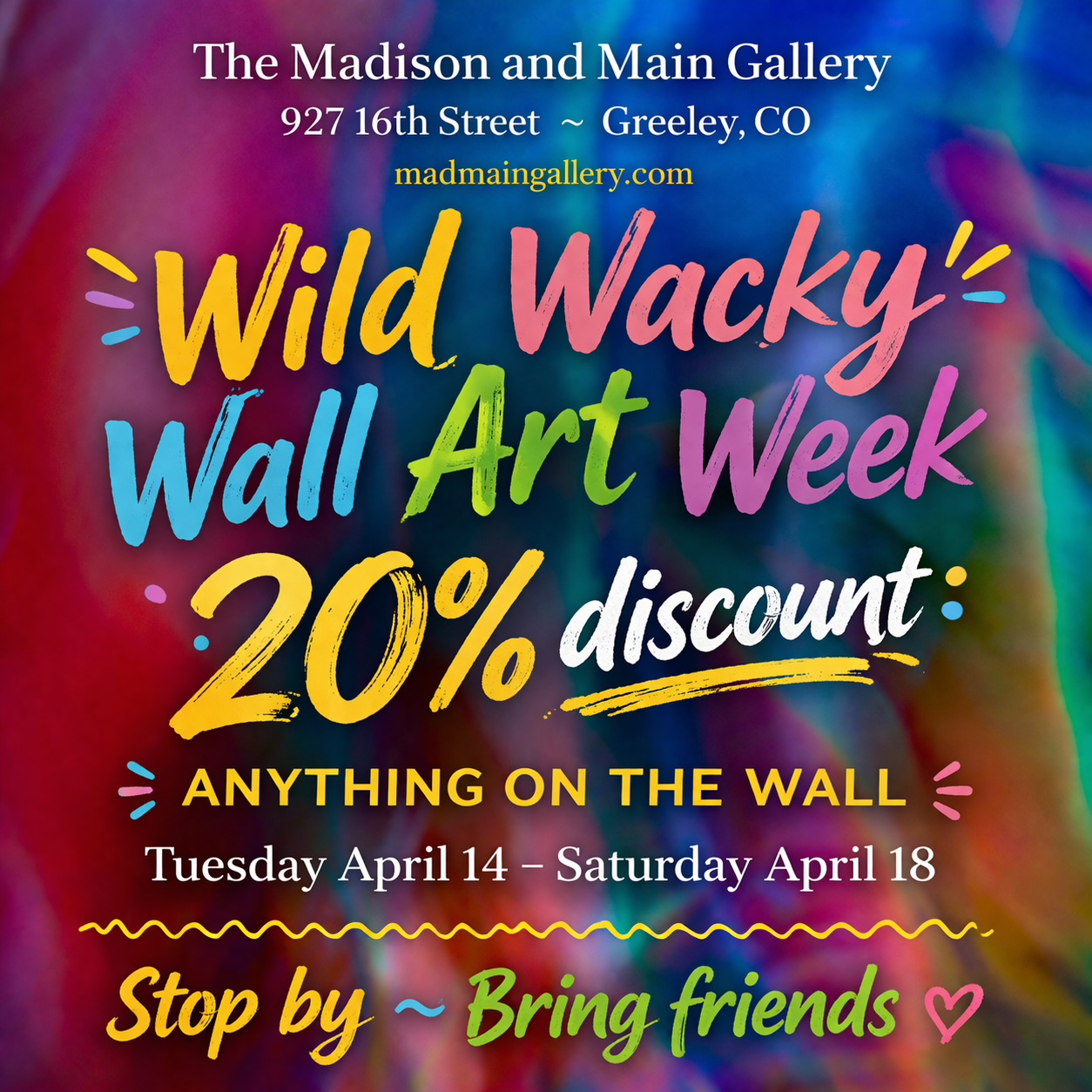 Wild Wacky Wall Art Week