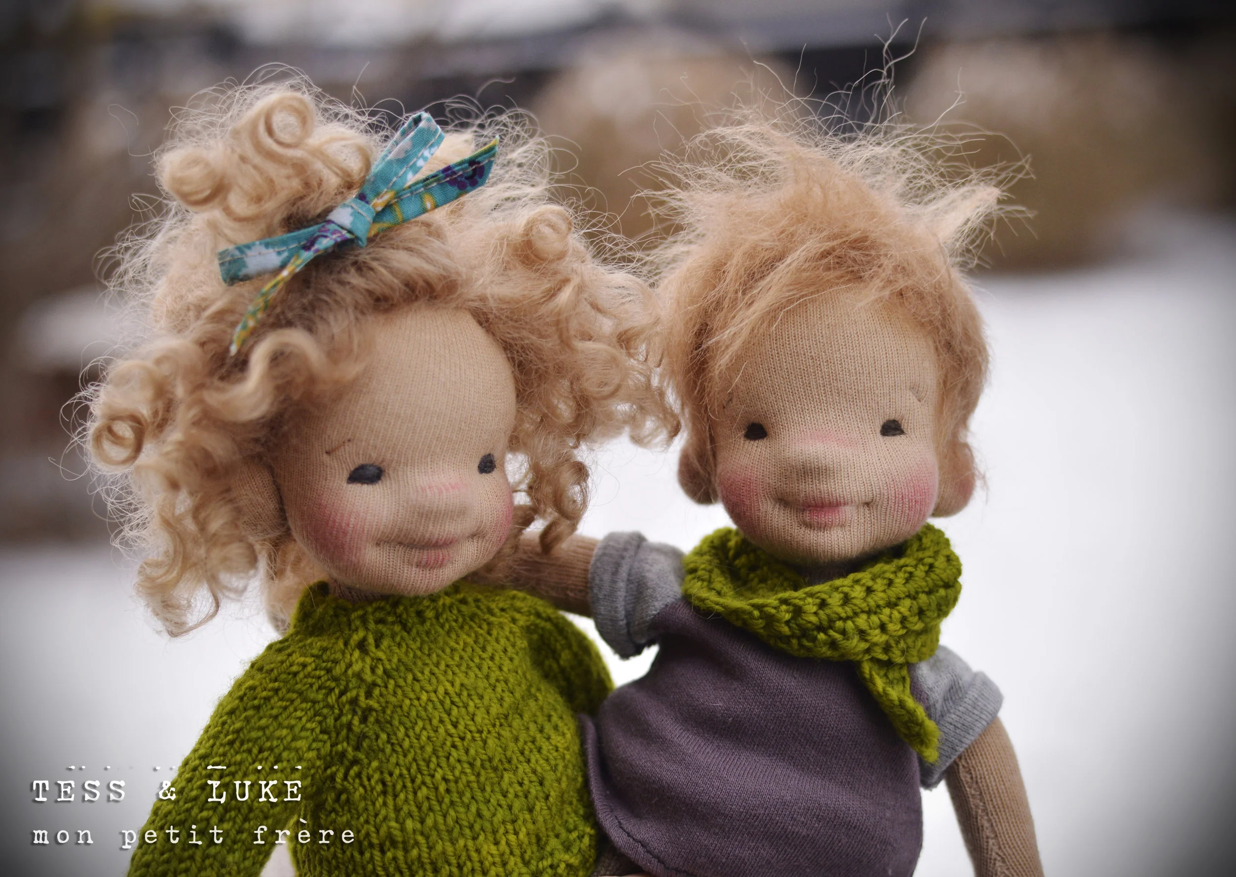 Tess & Luke, 9" 2017