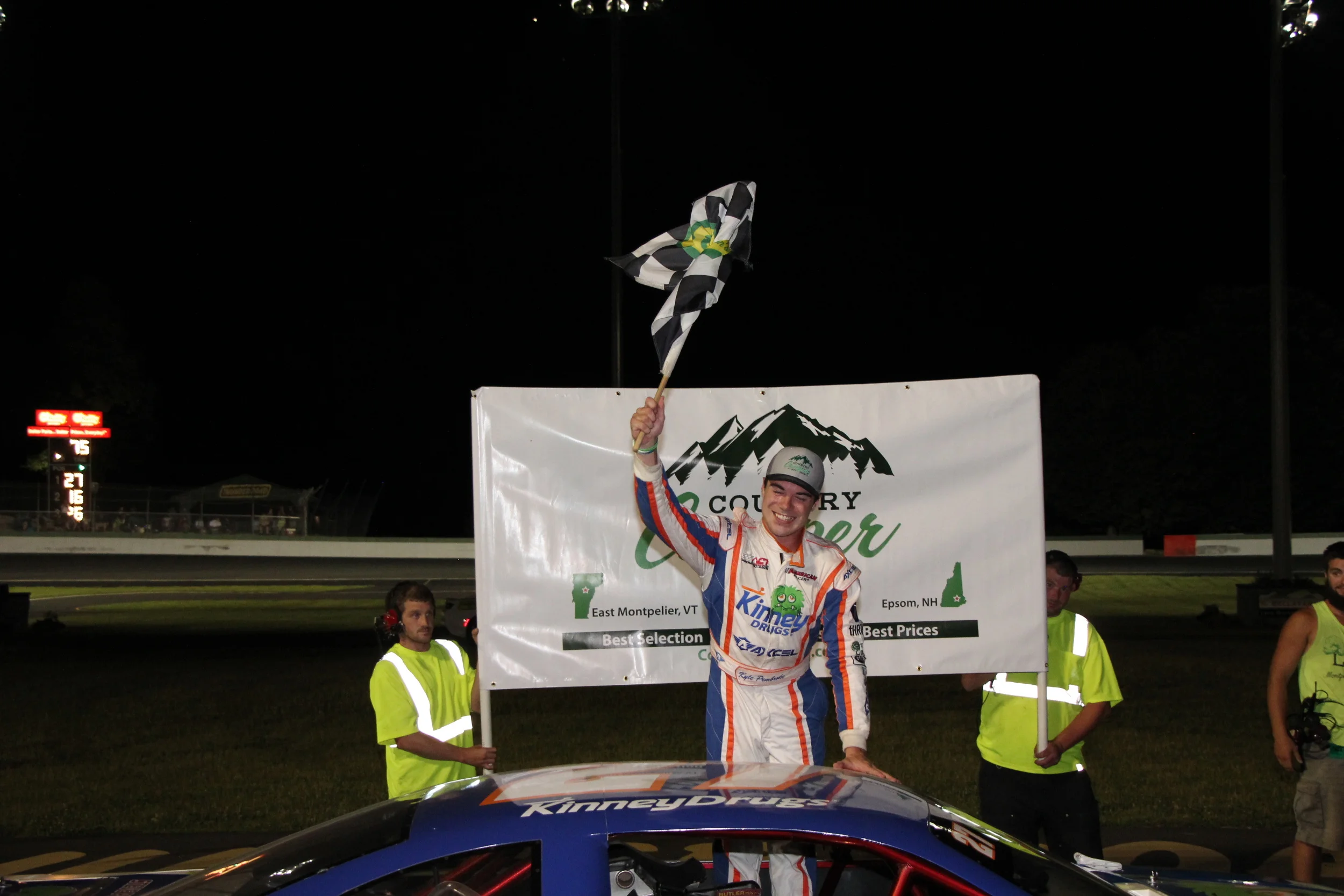 Pembroke Dominates, Then Hangs on for Country Camper Midseason Win