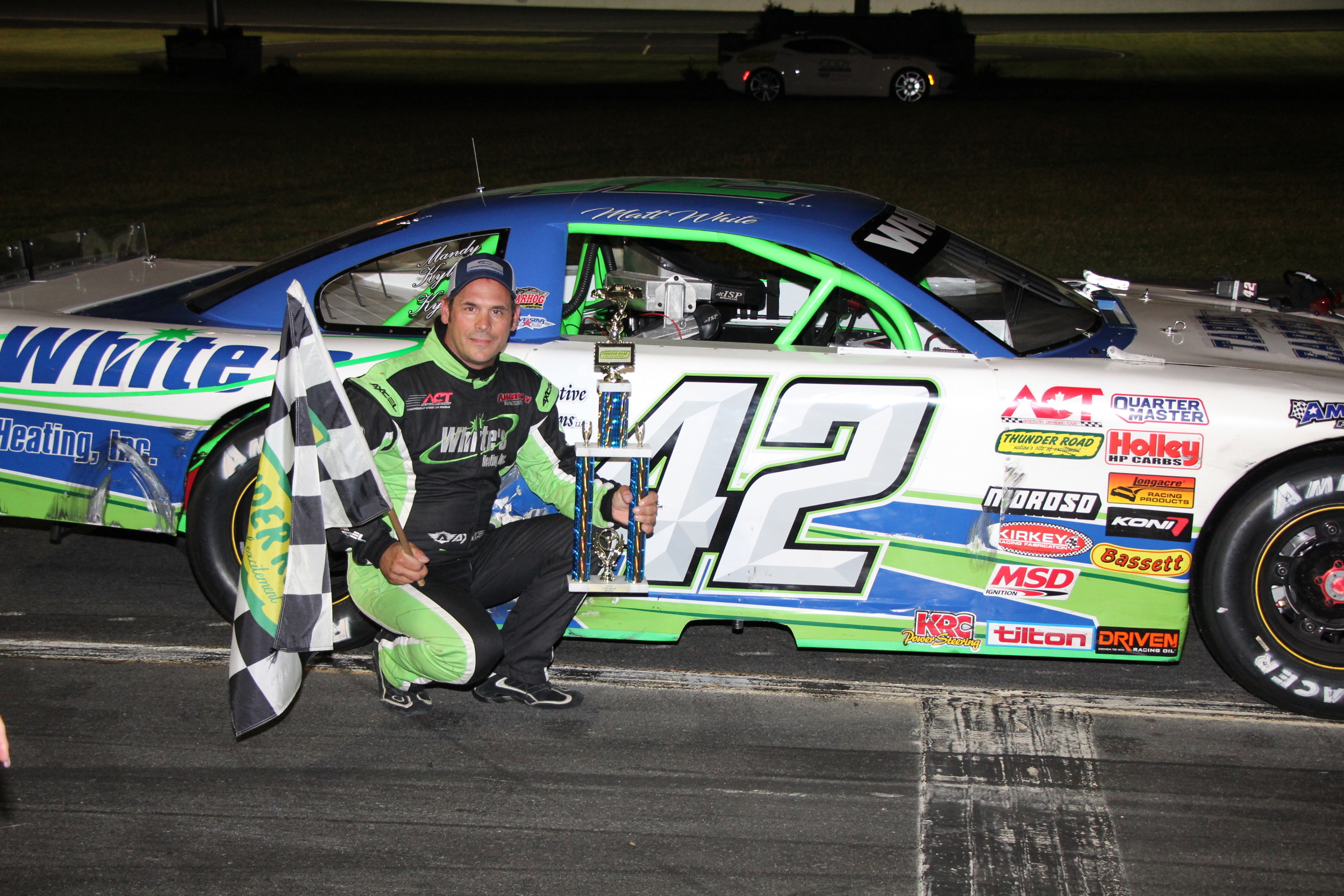 White Dominates for Big Win on VT Tire &amp; Service Night