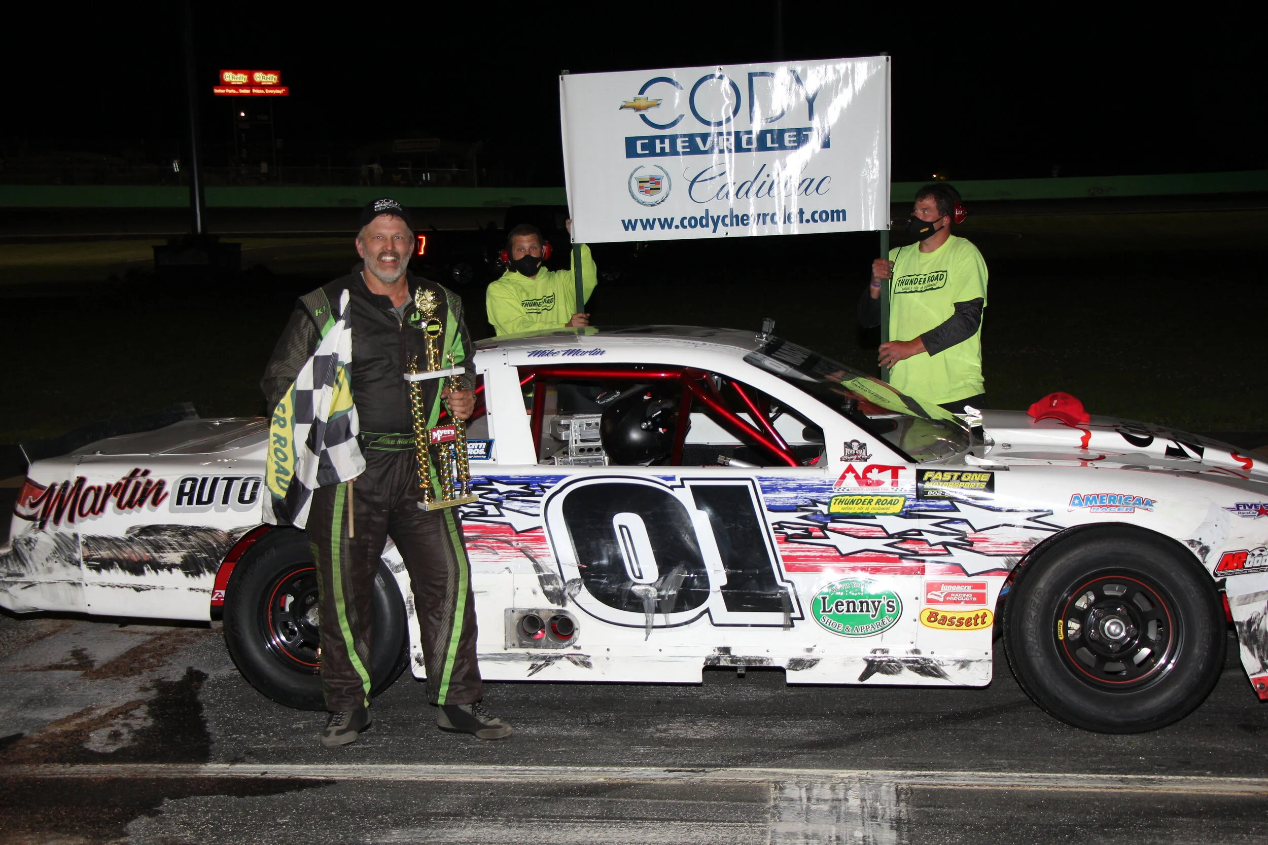 Martin Barely Edges Caron in Triple Crown Thriller on Cody Chevrolet Night