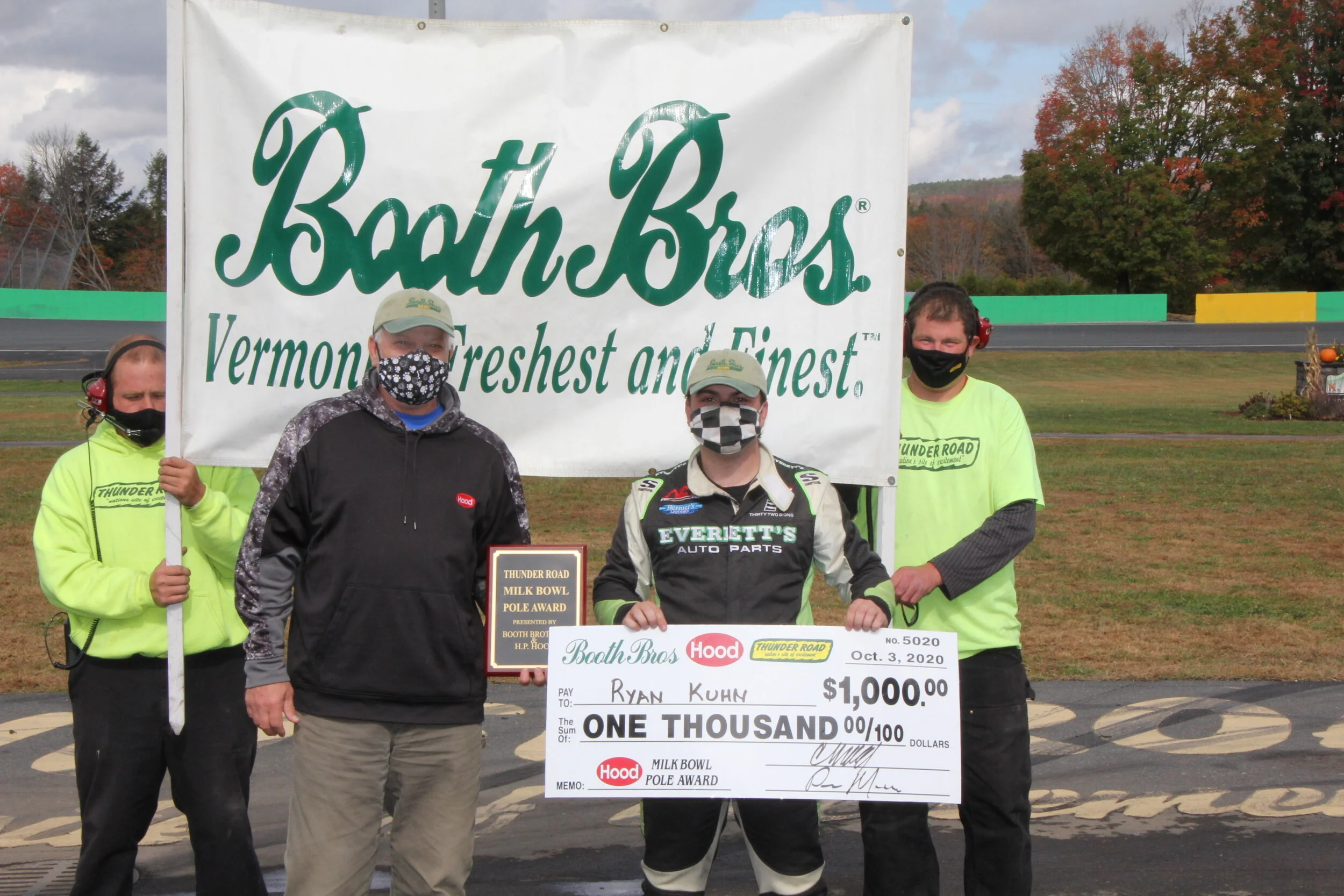 Kuhn Earns Pole for 58th Vermont Milk Bowl