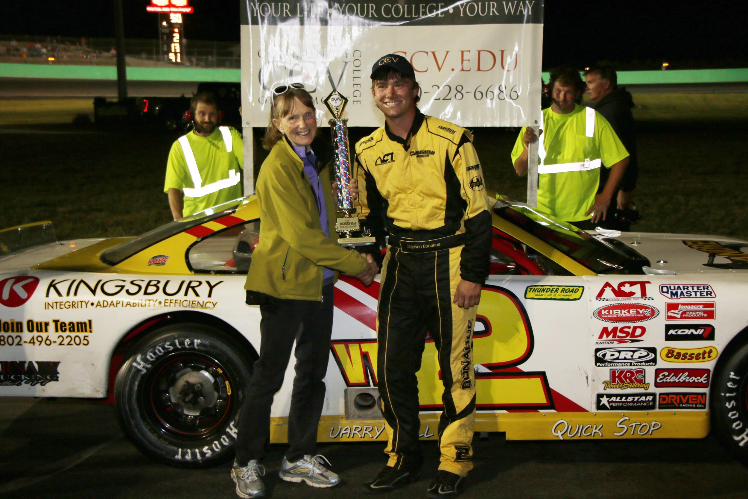 Donahue Wins a Thunder Road Thriller on CCV Night