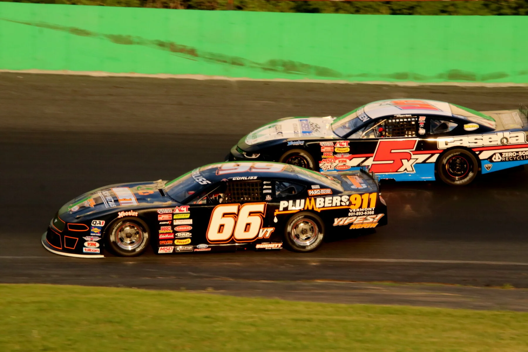Corliss Starting to Pull Away in Challenge Cup