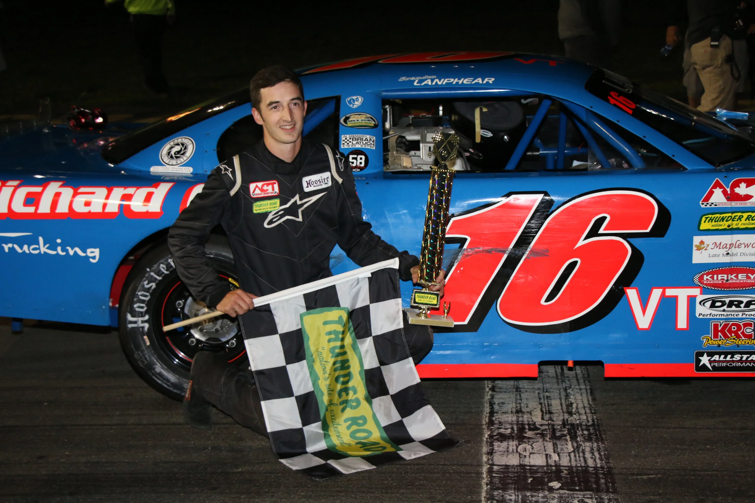 Lanphear Becomes Newest Late Model Winner at WDEV-Calkins Night Classic