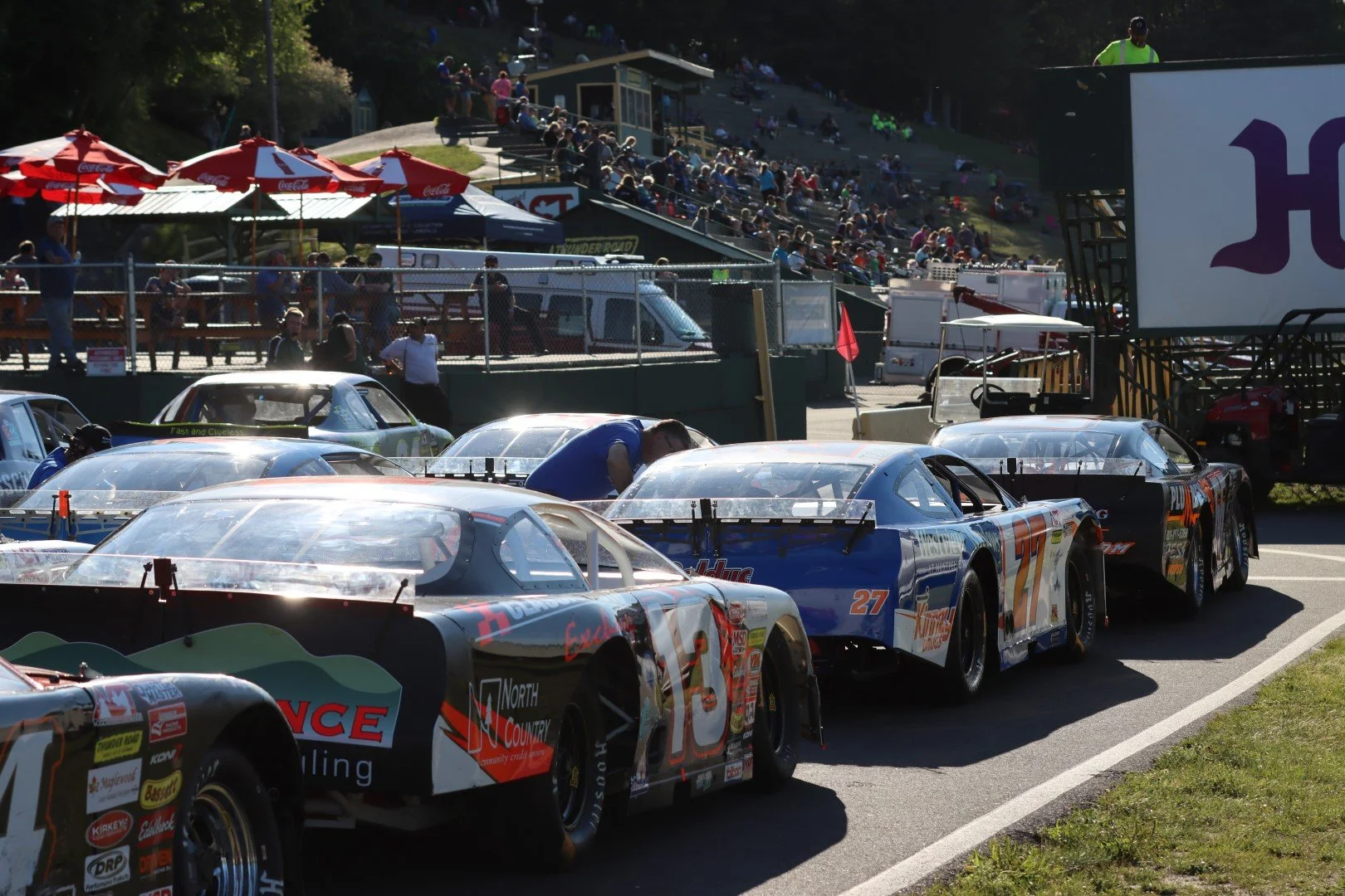 Mitchell and Knights Join Thunder Road Tech Inspection Staff