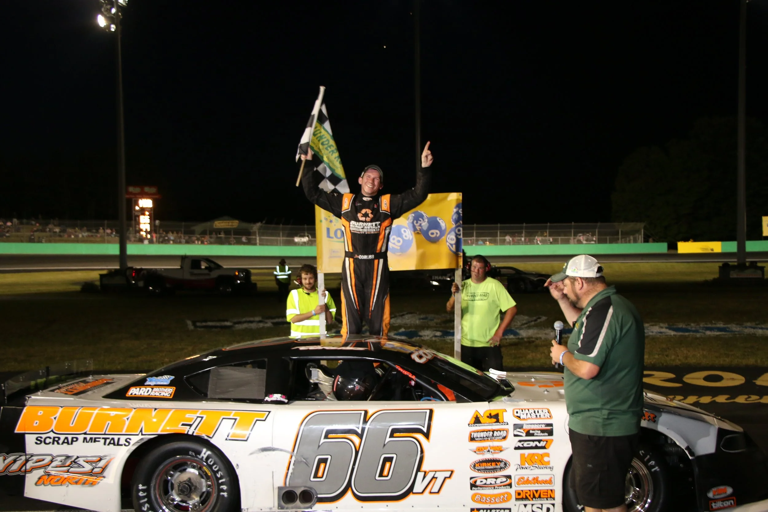 Corliss Cashes in for a Three-Peat in Vermont Lottery Governor’s Cup 150